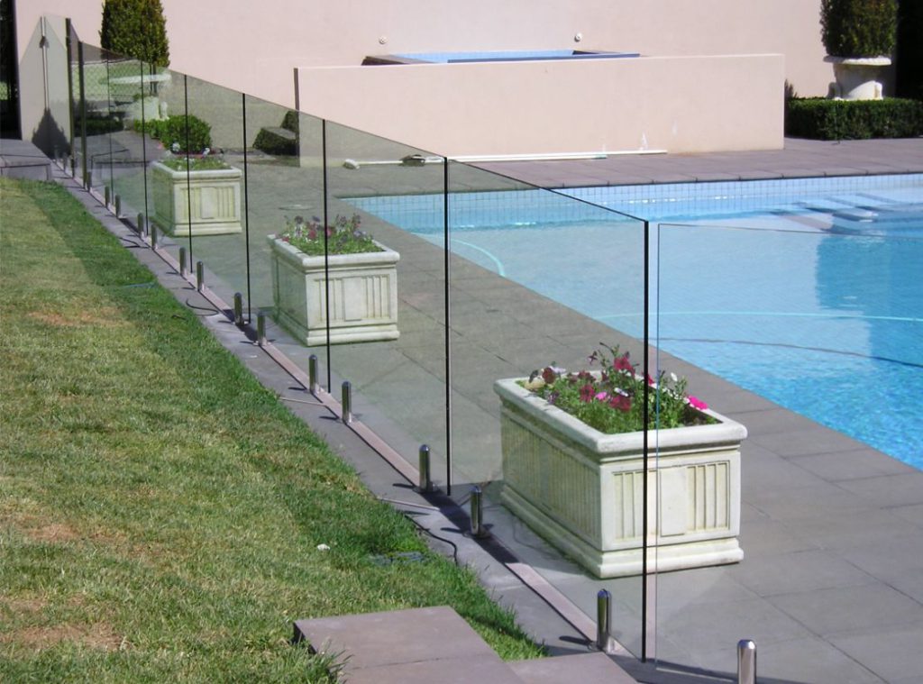 The glass fence